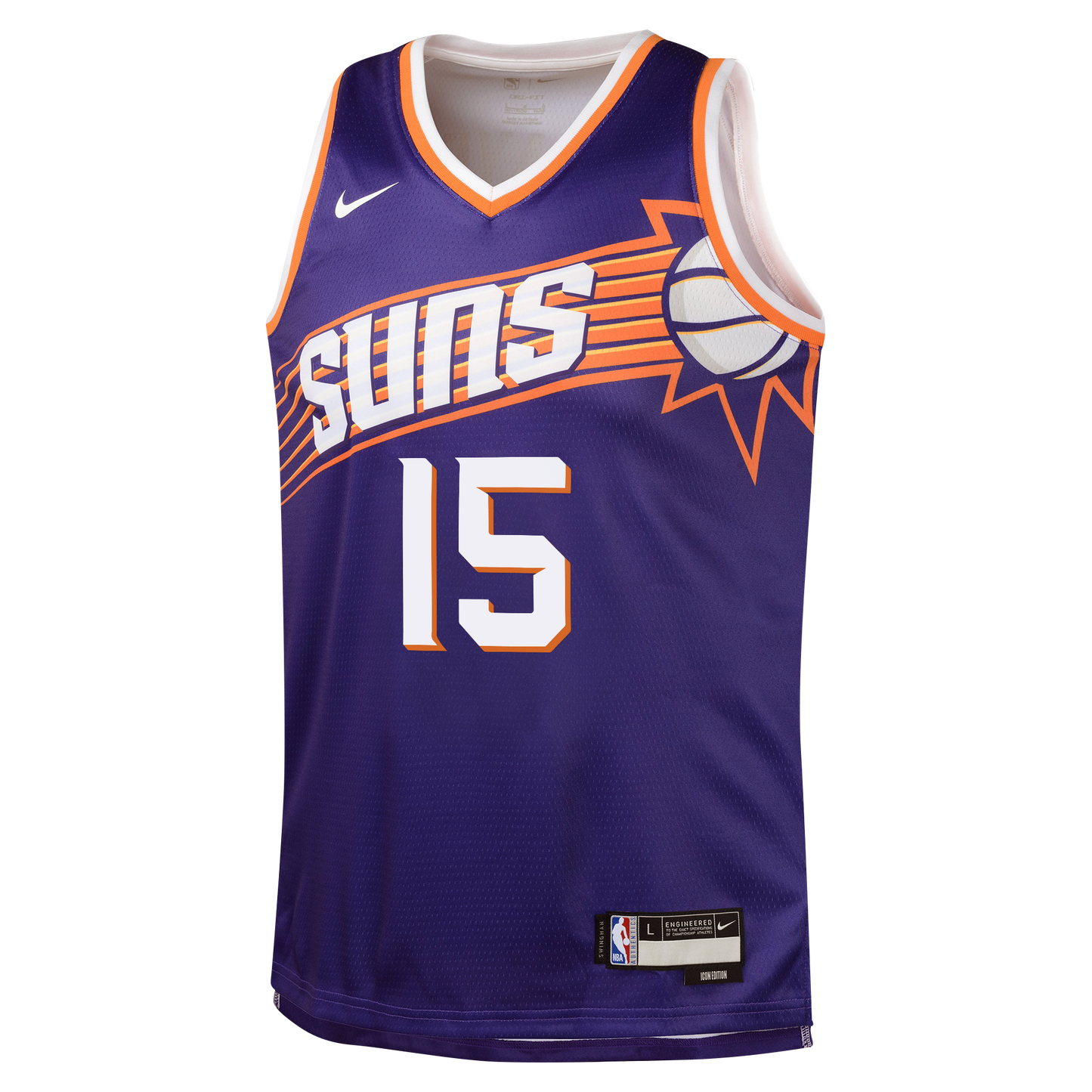 Devin Booker Phoenix Suns Icon Edition Swingman Jersey - Purple - Youth