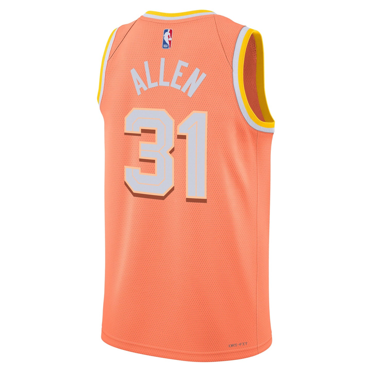 Jarrett Allen Cleveland Cavaliers 2025/26 City Edition Swingman Jersey - Orange - Unisex