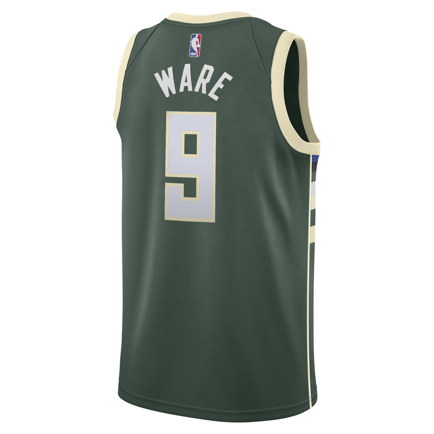 Kel'el Ware Milwaukee Bucks Icon Edition Swingman Jersey - White - Youth