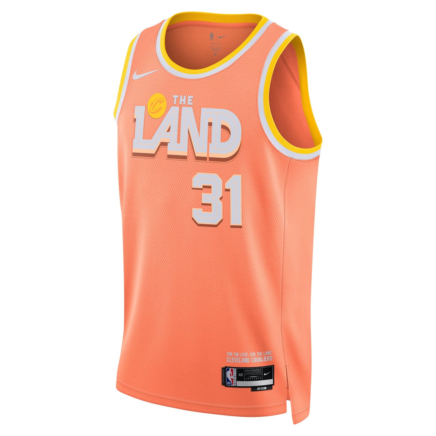 Jarrett Allen Cleveland Cavaliers 2025/26 City Edition Swingman Jersey - Orange - Unisex