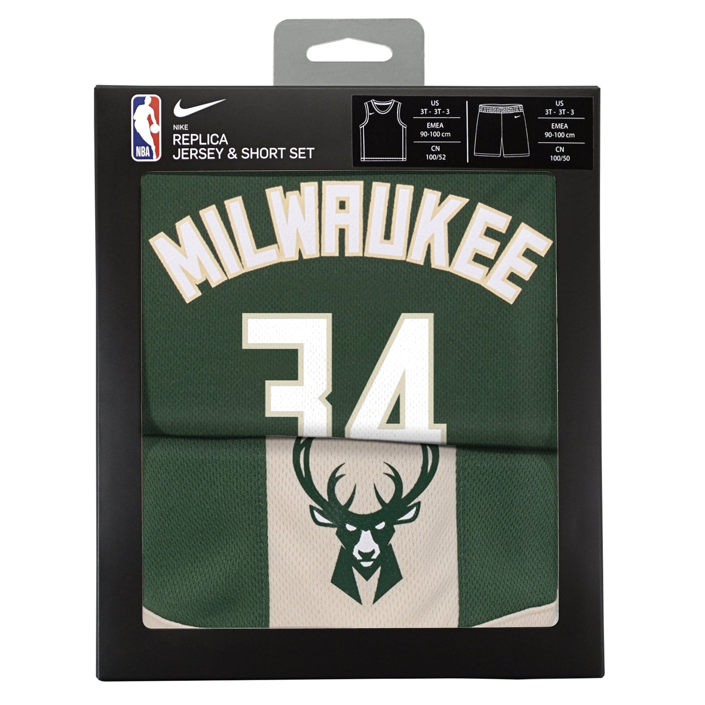 Giannis Antetokounmpo Milwaukee Bucks Replica Icon Jersey - Infant