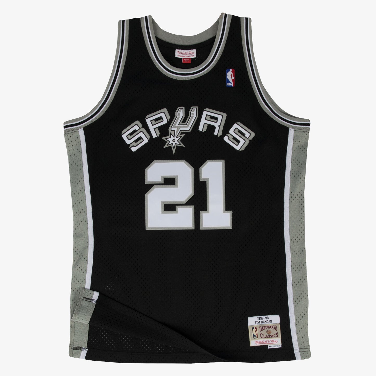 Tim Duncan San Antonio Spurs 1998-99 Swingman Road Jersey