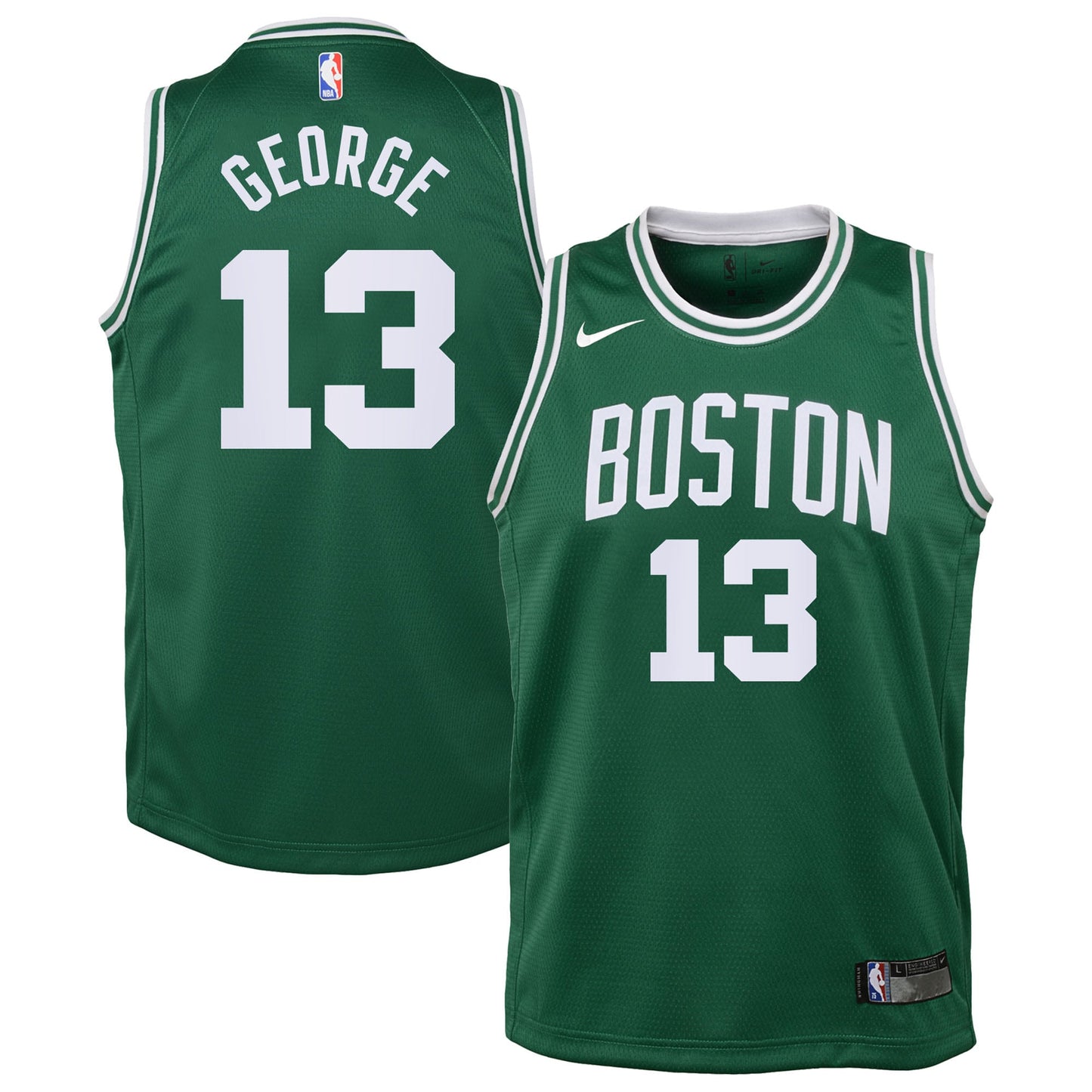 Paul George Boston Celtics Icon Edition Swingman Jersey - Kelly Green - Youth