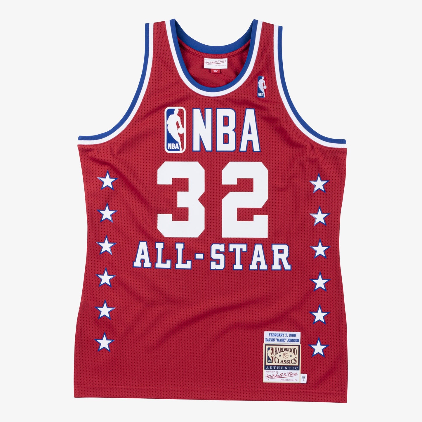 Magic Johnson Los Angeles Lakers 1988 All-Star West Authentic Jersey