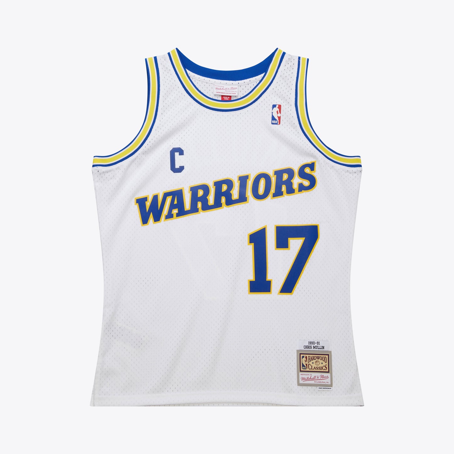 Chris Mullin Golden State Warriors 1990 Swingman Jersey