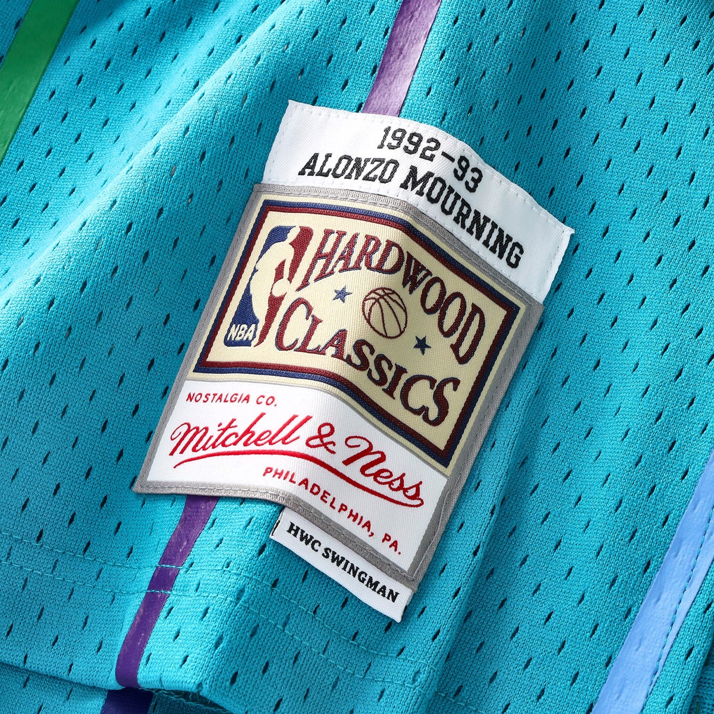 Alonzo Mourning Charlotte Hornets Swingman Jersey